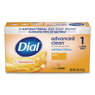 Deodorant Bar Soap, Iconic Dial Gold Fragrance, 4 oz Wrapped Retail Bar, 36/Carton