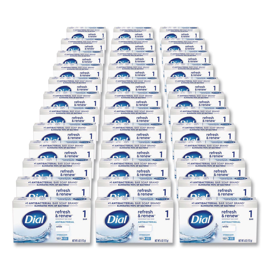 Deodorant Bar Soap, Iconic Dial Soap Scent, 4 oz, 36/Carton
