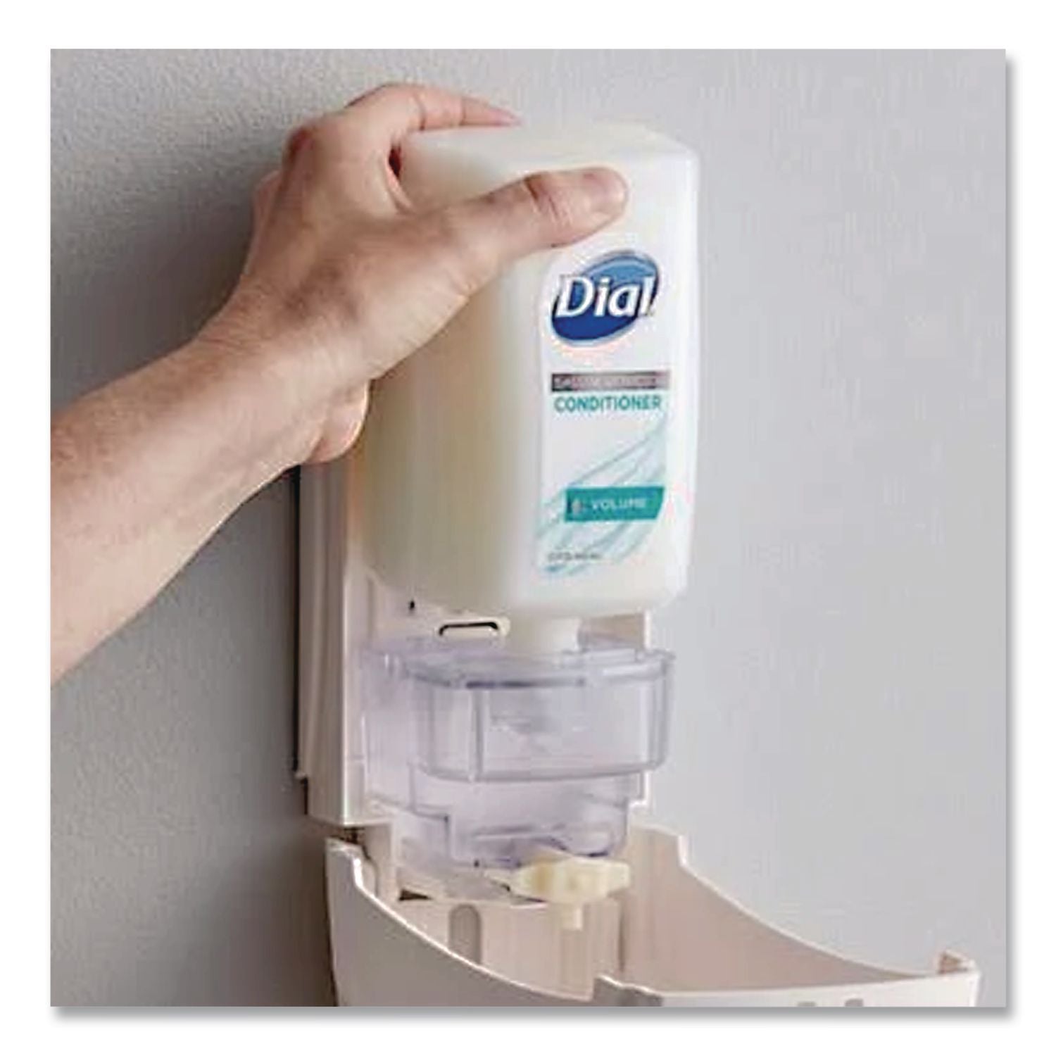 Dial Versa Salon Series Conditioner Refill - 15 fl oz (443.6 mL) - Bottle Dispenser - White - 1 Each