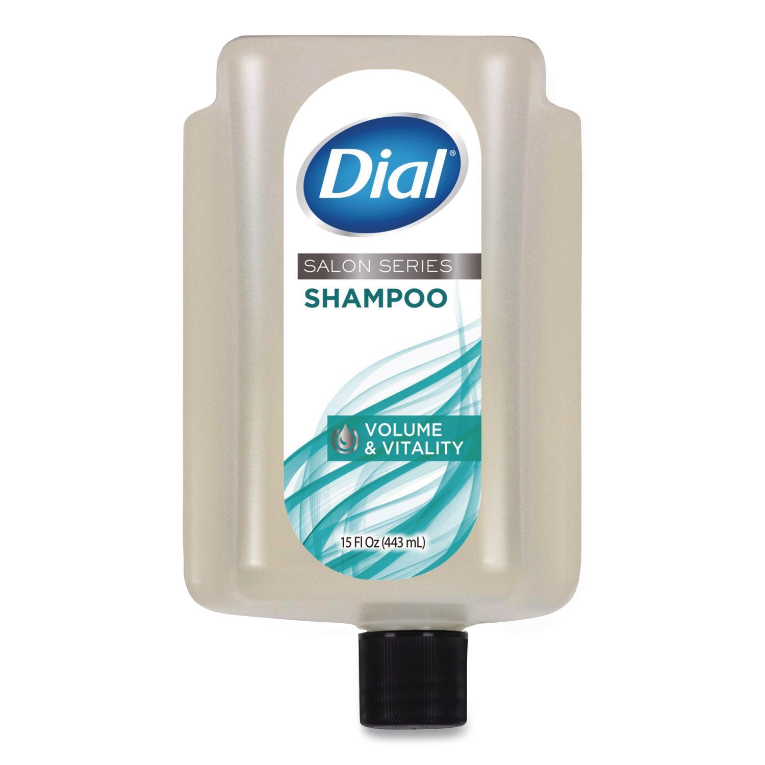 Dial Versa Salon Series Shampoo Refill - 15 fl oz (443.6 mL) - Bottle Dispenser - Hand - White - 1 Each