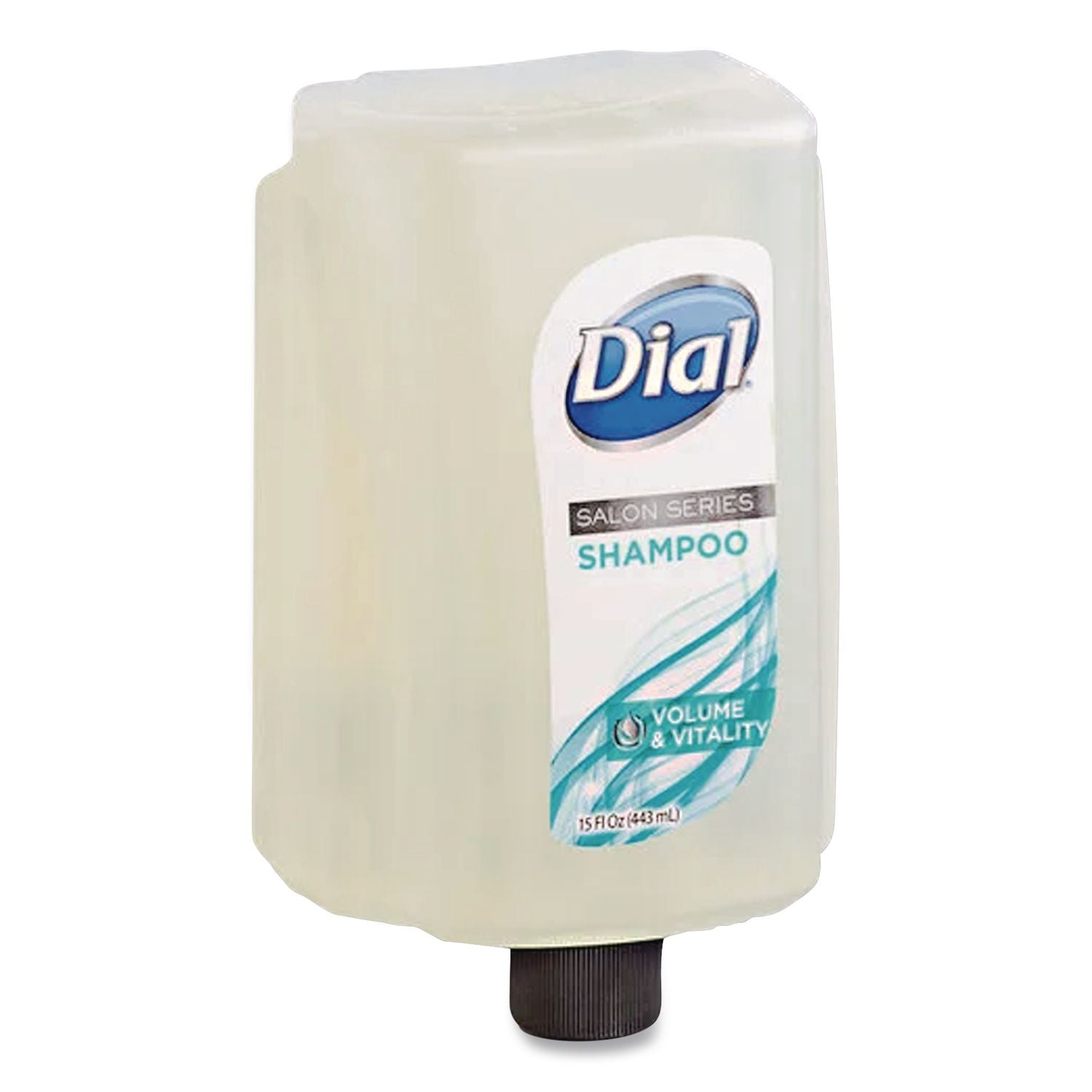 Dial Versa Salon Series Shampoo Refill - 15 fl oz (443.6 mL) - Bottle Dispenser - Hand - White - 1 Each