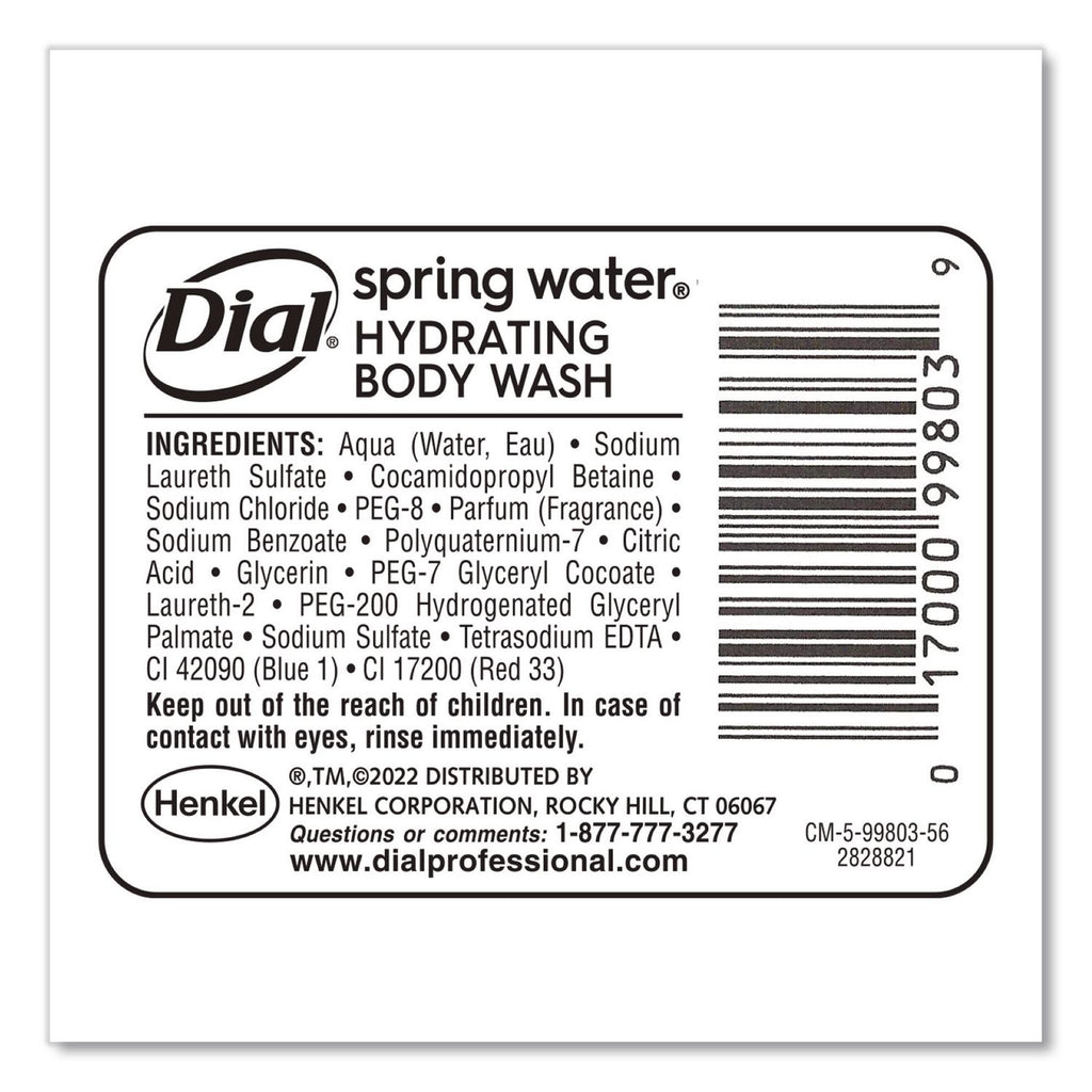 Body Wash Refill for Versa Dispenser, Spring Water, 15 oz