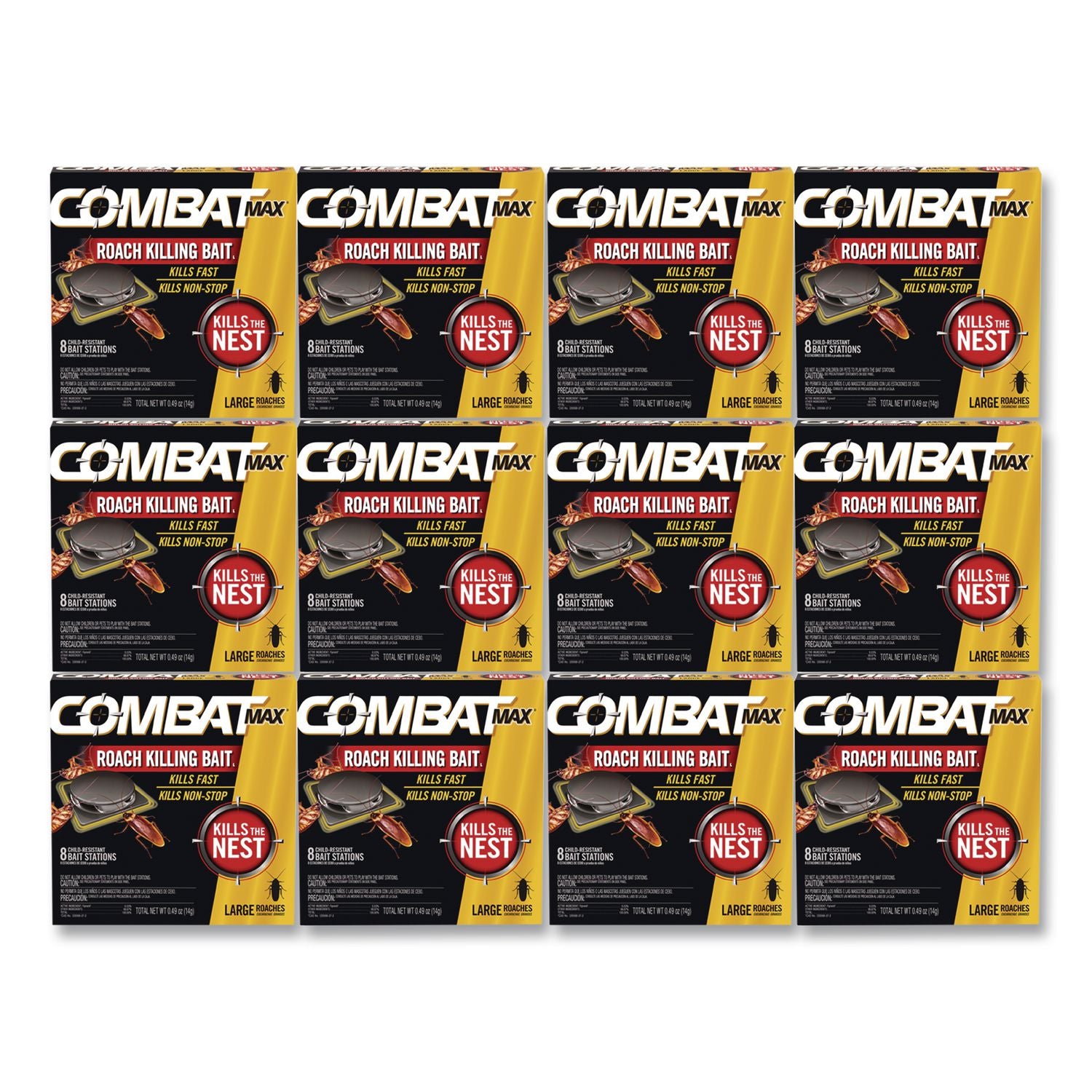 Roach Bait Insecticide, 0.49 oz Bait, 8/Pack, 12 Packs/Carton