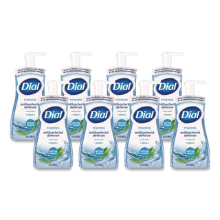 Antibacterial Foaming Hand Wash, Spring Water, 10 oz Pump Bottle, 8/Carton