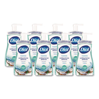 Antibacterial Foaming Hand Wash, Coconut Water, 10 oz, 8/Carton