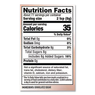 Pure Sugar Cane, 20 oz Canister, 3/Pack