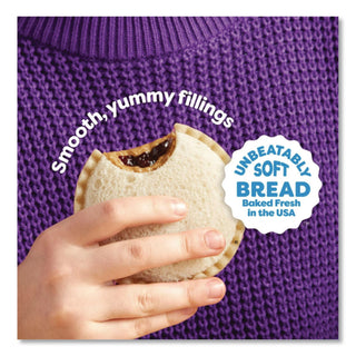 UNCRUSTABLES Soft Bread Sandwiches, Grape Jelly, 2 oz, 10/Box, 2 Boxes/Carton, Ships in 1-3 Business Days