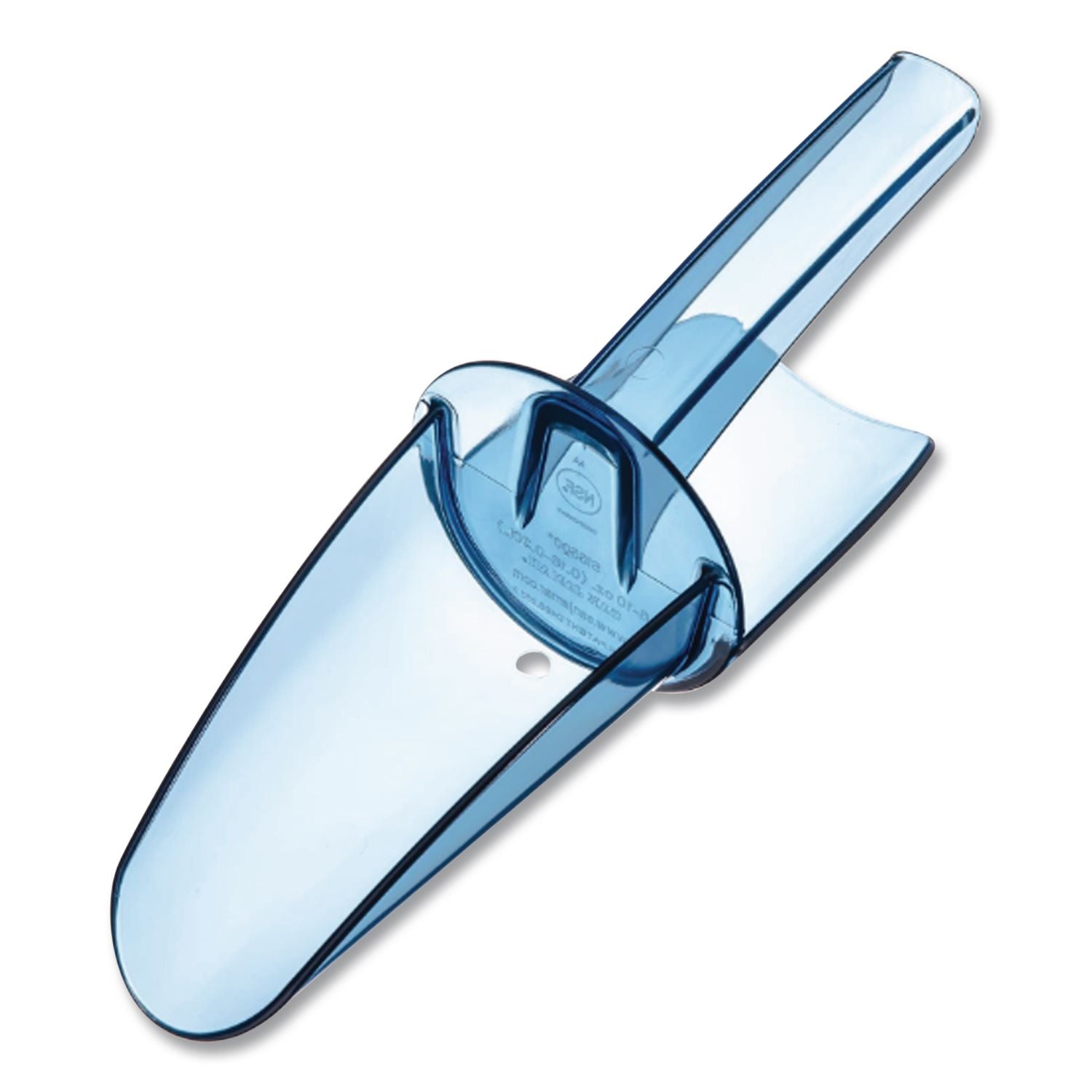 Saf-T-Scoop and Guardian System for Ice Machines, 6-10 oz, Transparent Blue