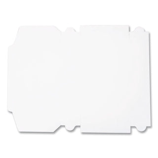 White One-Piece Non-Window Bakery Boxes, 1/4-Sheet Cake Box, 14 x 10 x 4, White, Paper, 100/Carton