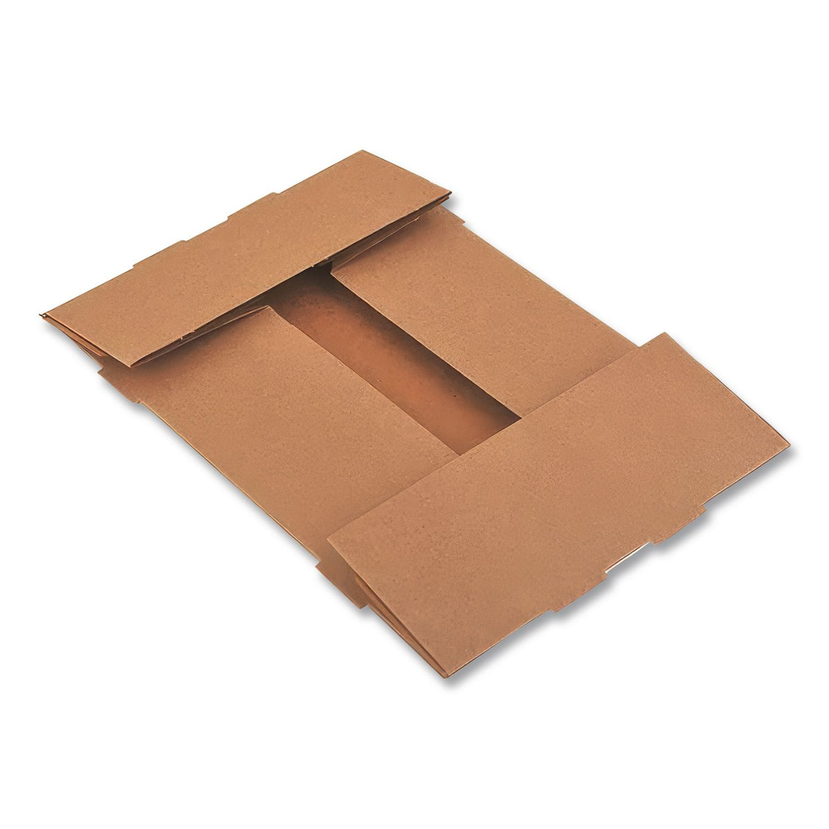 4-Corner Pop-Up Food and Drink Tray, 8.63 x 5.5 x 2.25, Brown, Paper, 500/Carton
