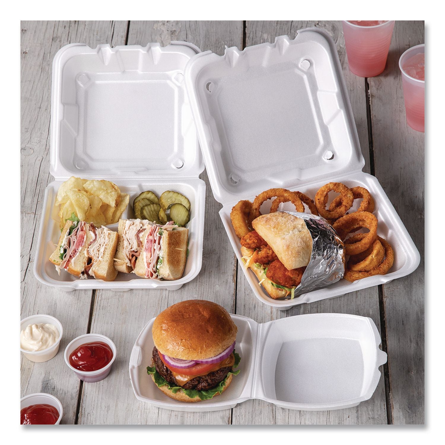 Portion Cups, 2 oz, Clear, 250 Sleeves, 10 Sleeves/Carton