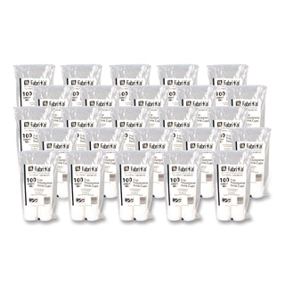 RK Crisscross Cold Drink Cups, 3 oz, Clear, 100 Bag, 25 Bags/Carton