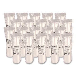 RK Ribbed Cold Drink Cups, 16 oz, Translucent, 50/Sleeve, 20 Sleeves/Carton