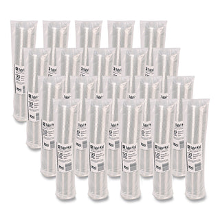 Portion Cup Lids, Fits 1.5 oz to 2.5 oz Cups, Clear, 125/Sleeve, 20 Sleeves/Carton