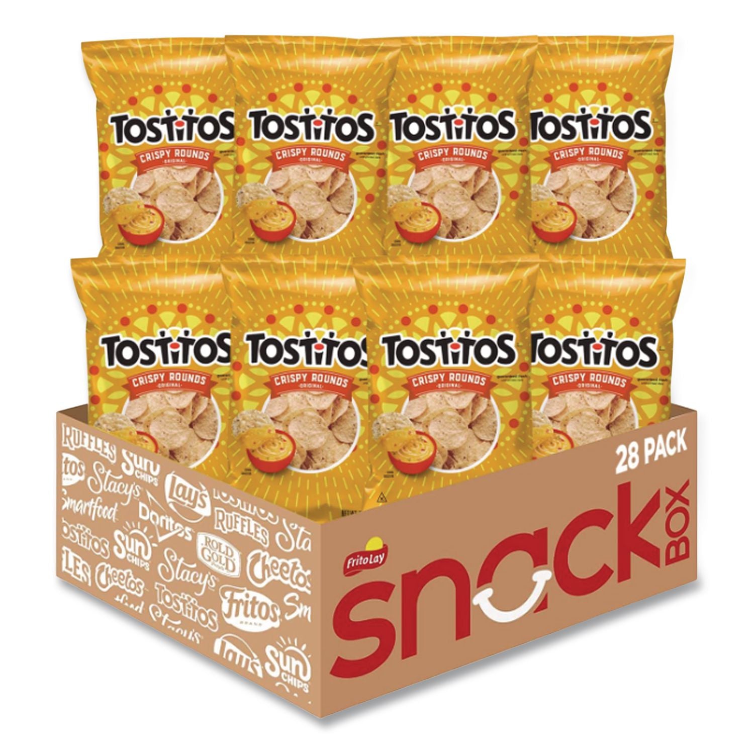 Tortilla Chips Crispy Rounds, 3 oz Bag, 28/Carton – Office Chase