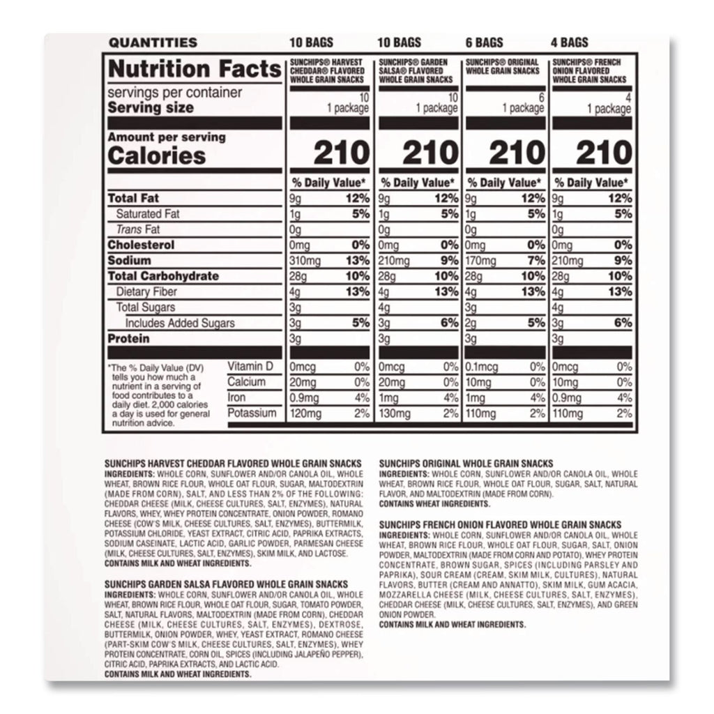 Variety Mix, Assorted Flavors, 1.5 oz Bags, 30 Bags/Box