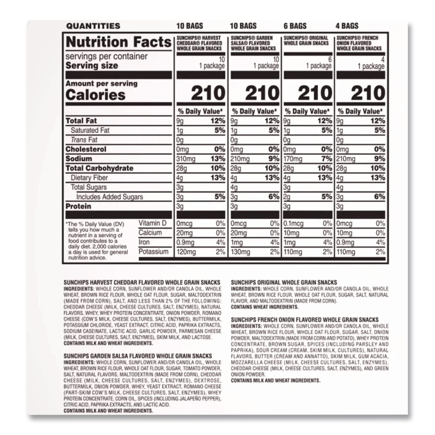 Variety Mix, Assorted Flavors, 1.5 oz Bags, 30 Bags/Box