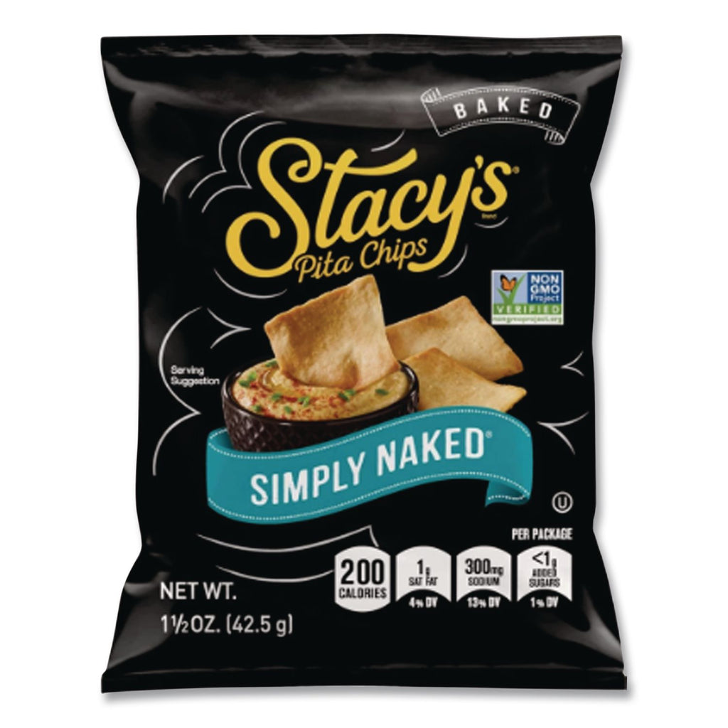 Pita Chips, 1.5 oz Bag, Original, 24/Carton