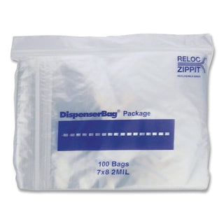 Plastic Zipper Bags, 2 mil, 7" x 8", Clear, 1,000 Bags/Box, 2 Boxes/Carton