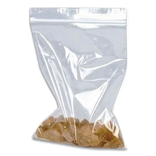 Plastic Zipper Bags, 2 mil, 7" x 8", Clear, 1,000 Bags/Box, 2 Boxes/Carton