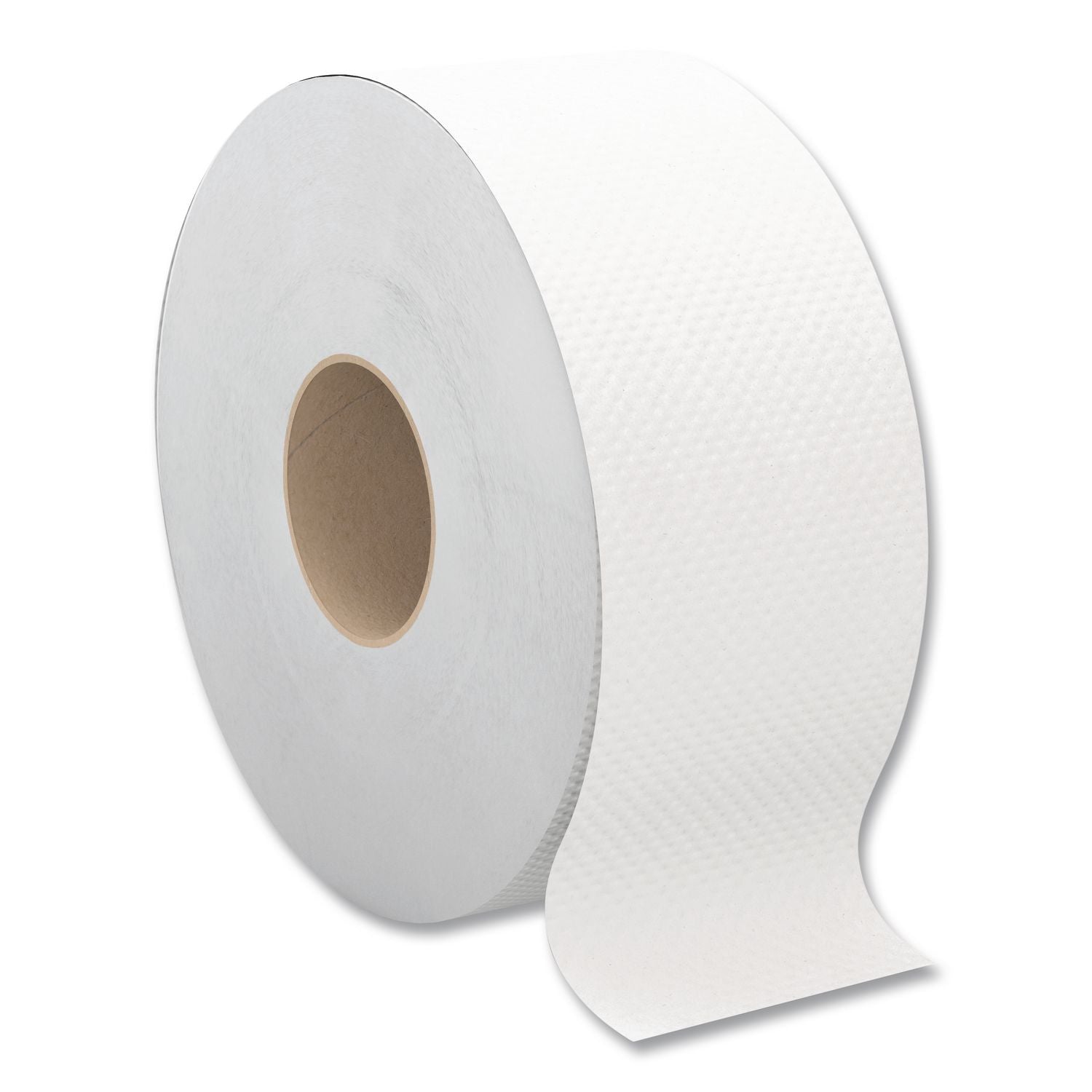 Select Jumbo Bath Tissue, Septic-Safe, 1-Ply, White, 3.3" x 2,000 ft, 12 Rolls/Carton