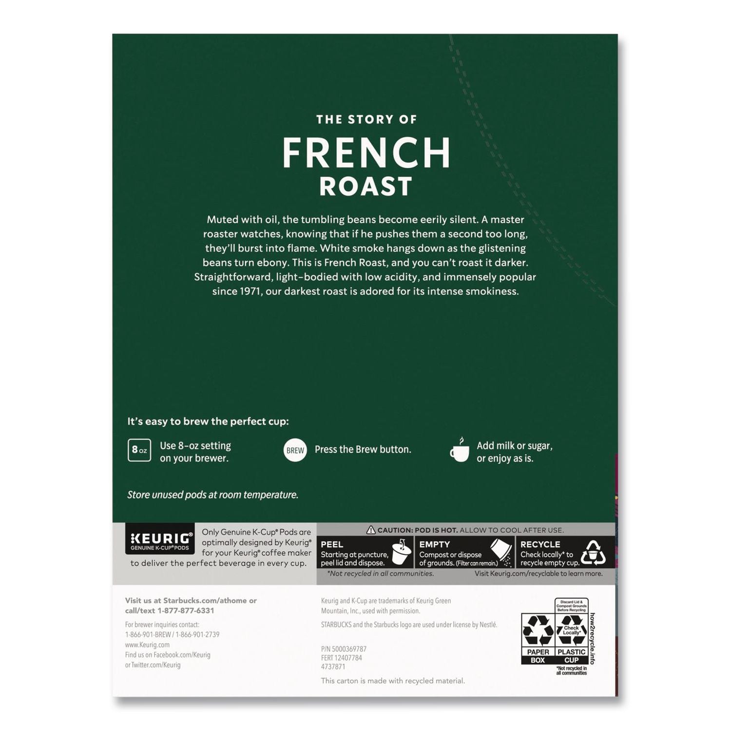 French Roast K-Cups, 24/Box