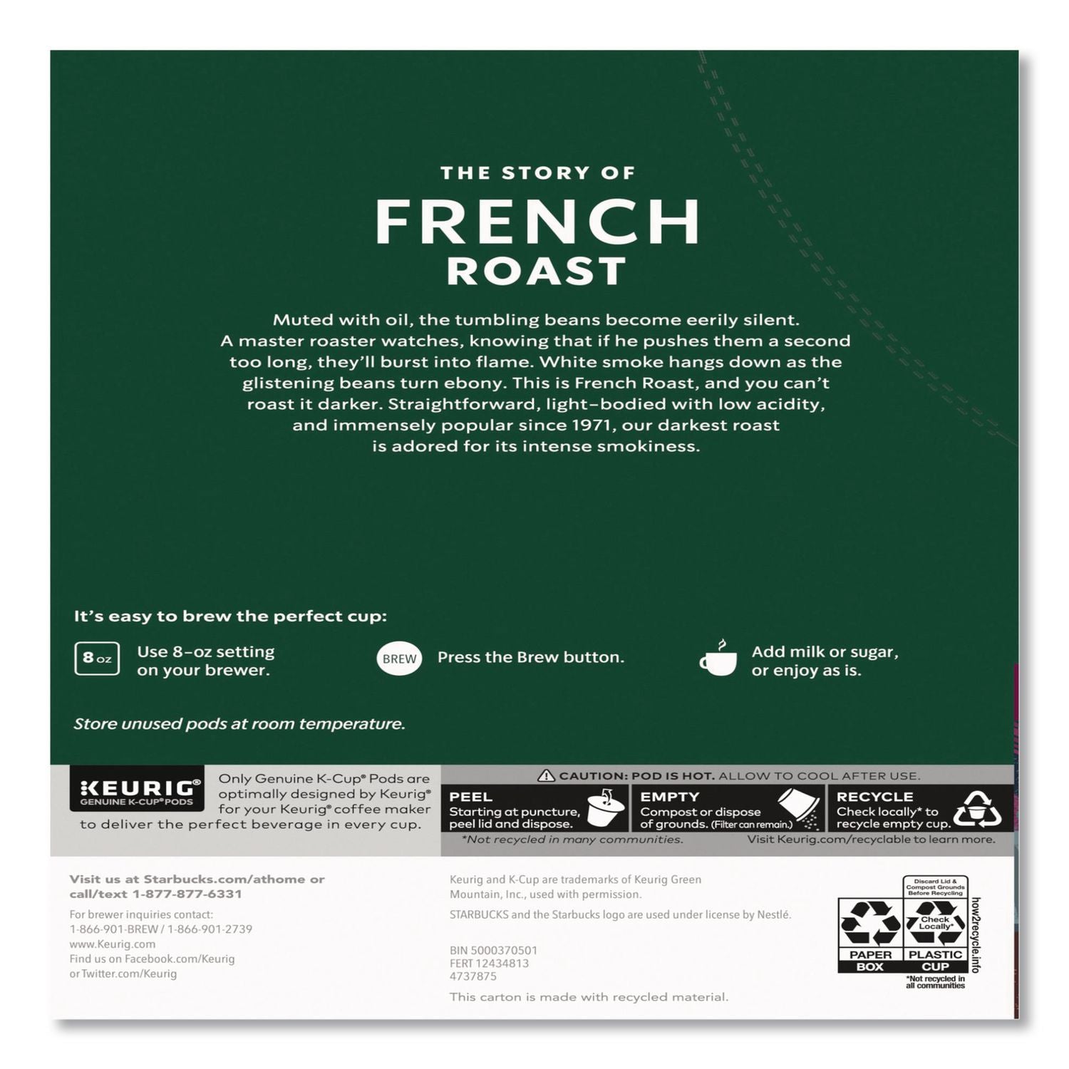 French Roast K-Cups, 96/Carton