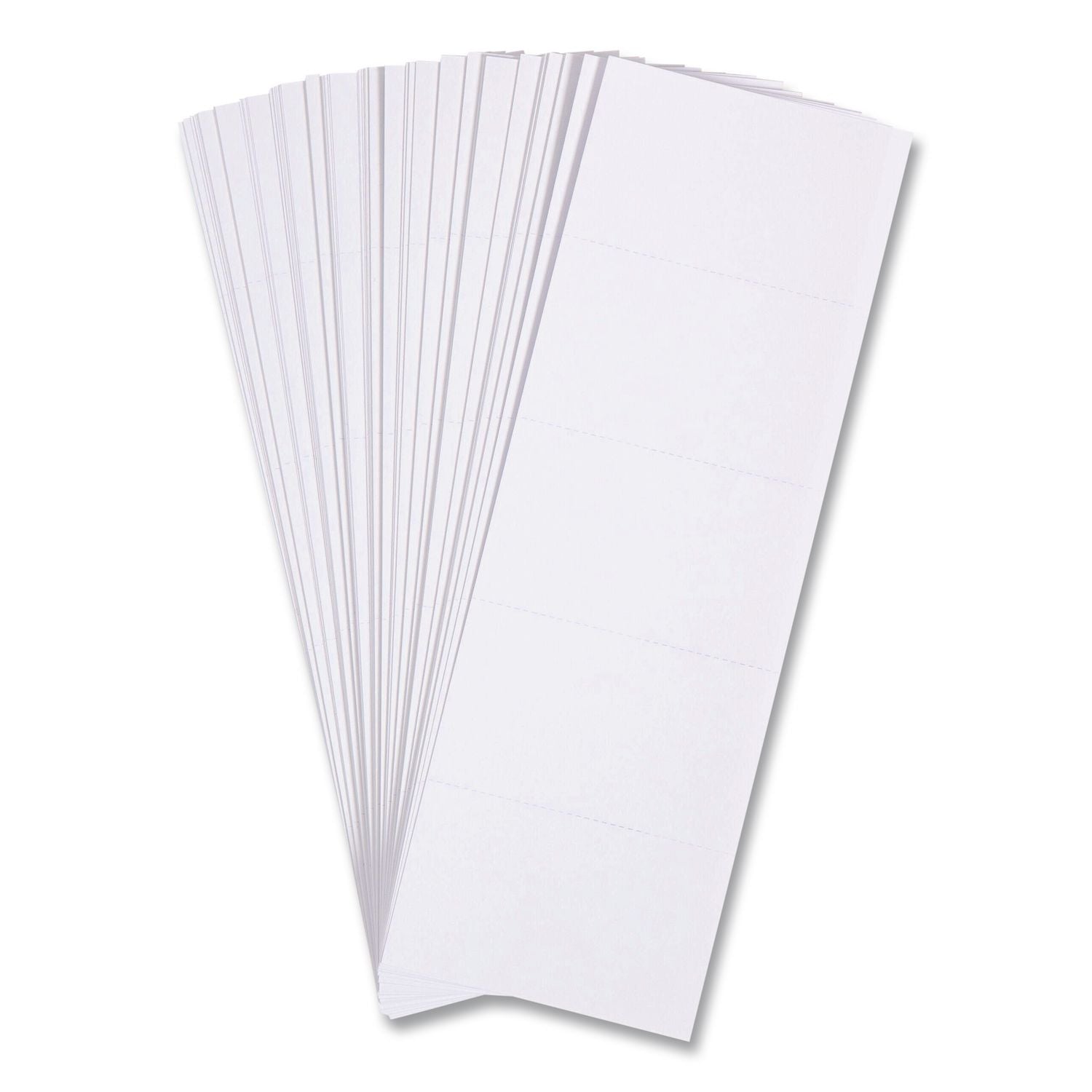 Data Card Replacement, 3 x 1.75, White, 500/Pack