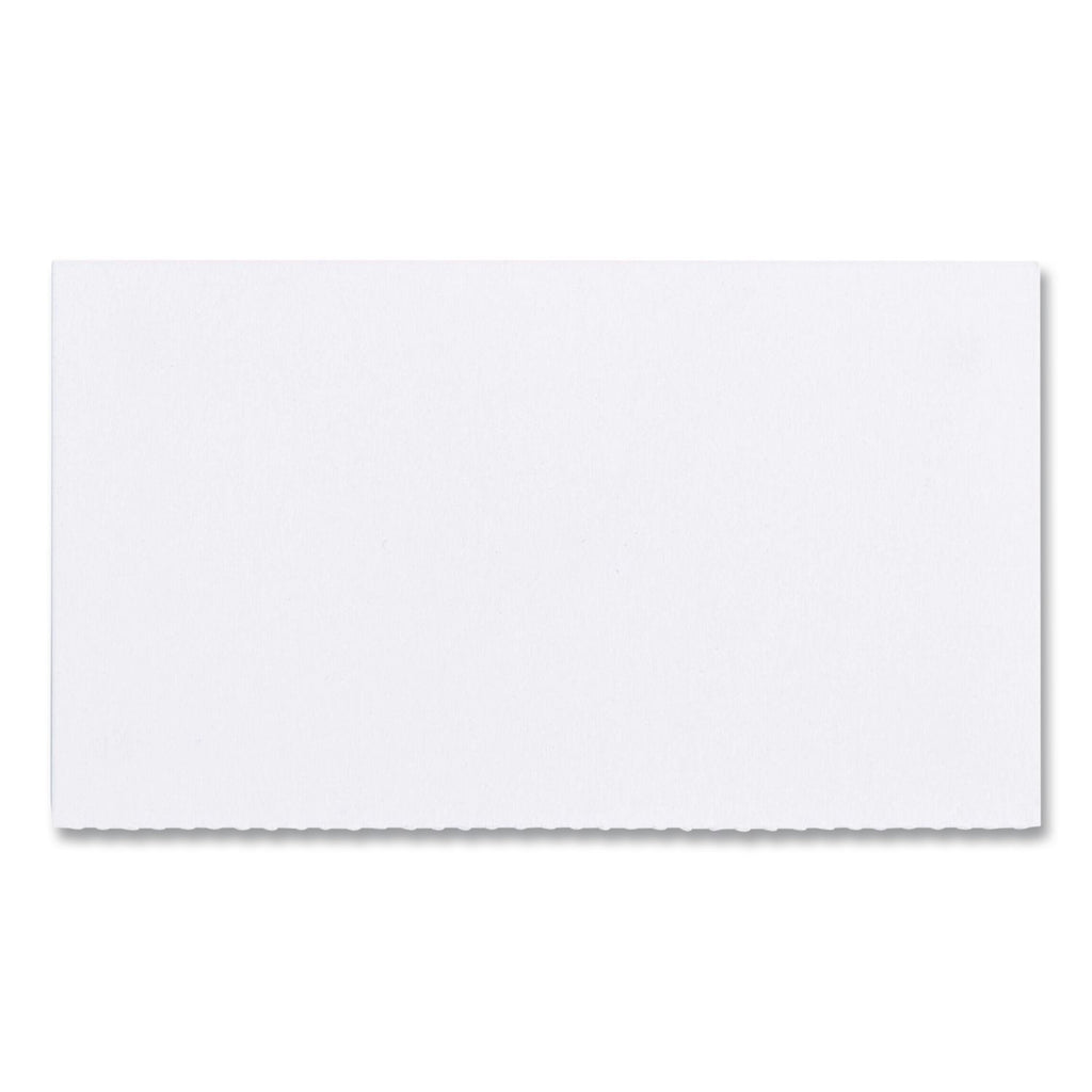 Data Card Replacement, 3 x 1.75, White, 500/Pack