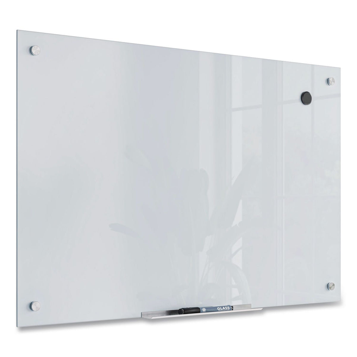 Magnetic Glass Dry Erase Board Value Pack, 35" x 23", Frosted White