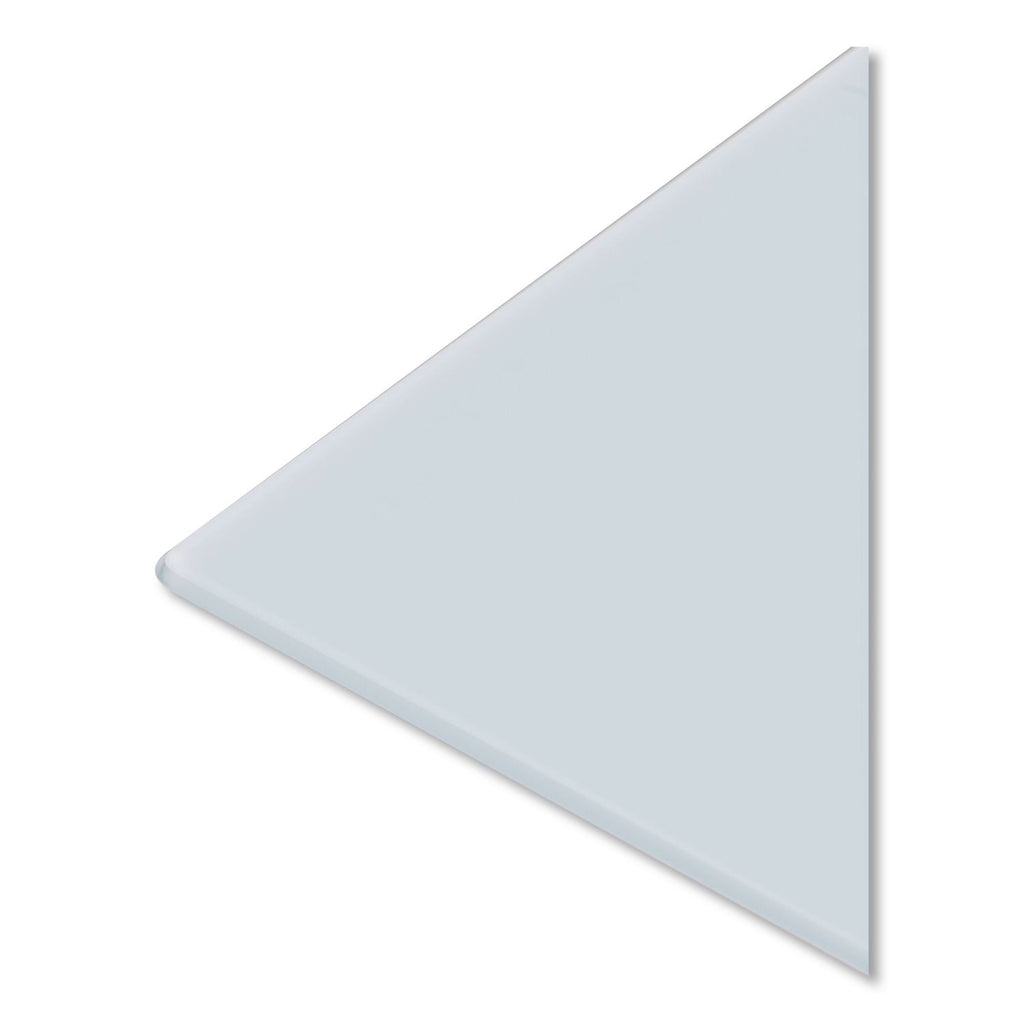Floating Glass Dry Erase Board, 35 x 23, White