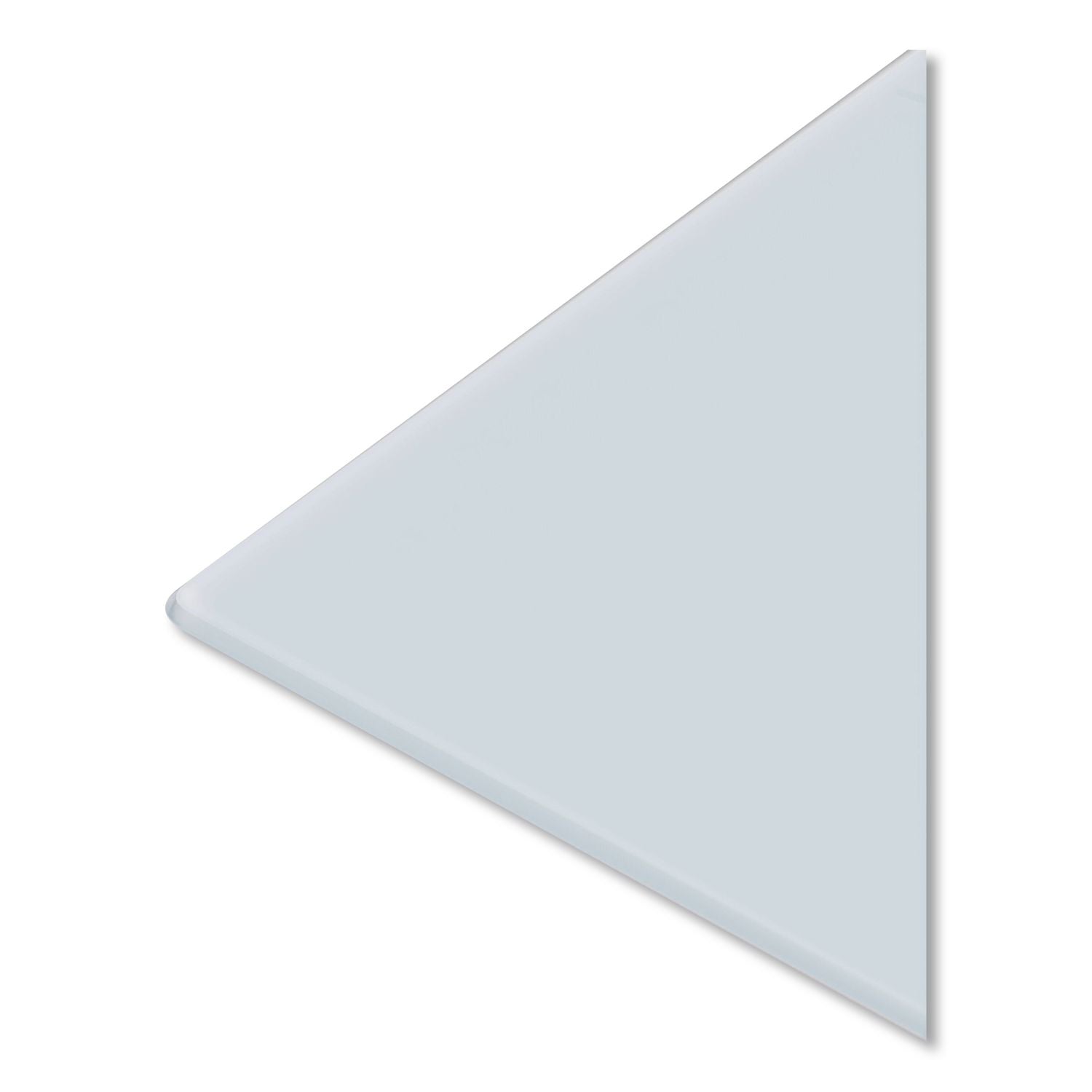 Floating Glass Dry Erase Board, 35 x 23, White