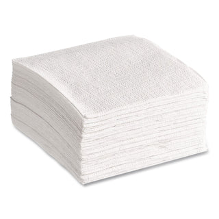 100% Recycled Napkins, 1-Ply, 11 1/2 x 12 1/2, White, 250/Pack, 12 Packs/Carton
