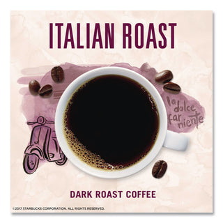 VIA Ready Brew Coffee, 0.11 oz, Italian Roast, 8/Pack, 12 Packs/Carton