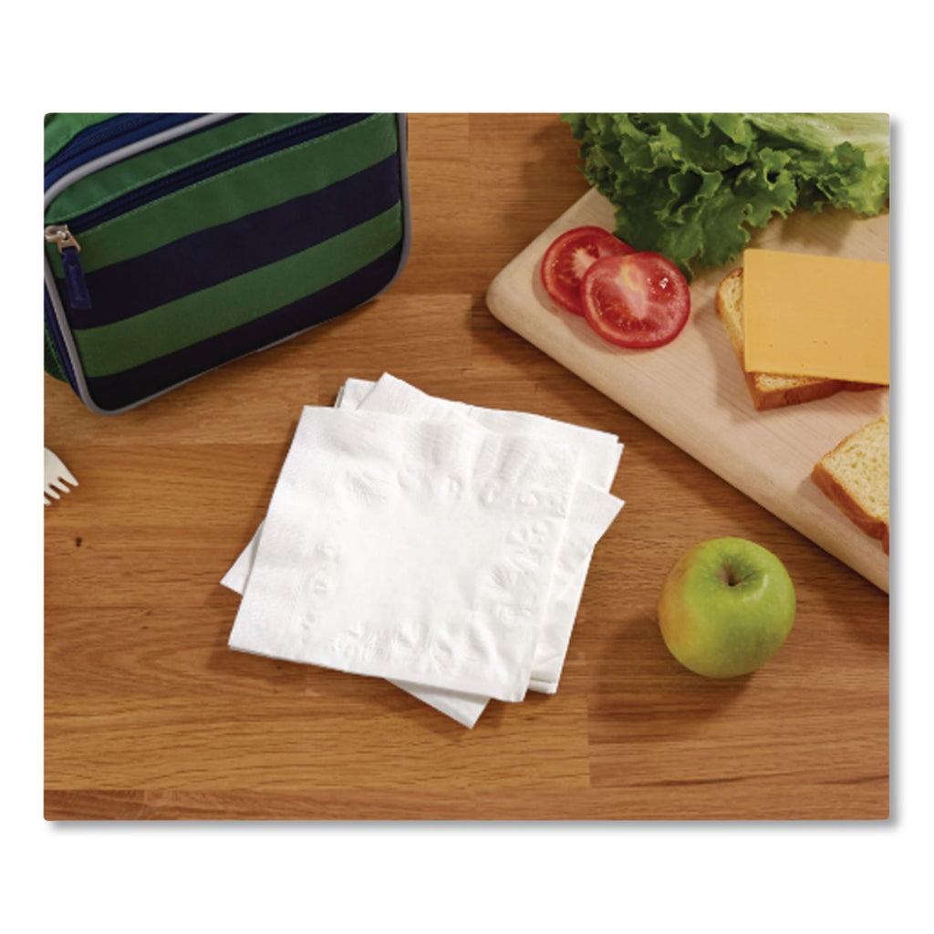 Vanity Fair Everyday Dinner Napkins, 2-Ply, White, 300/Pack
