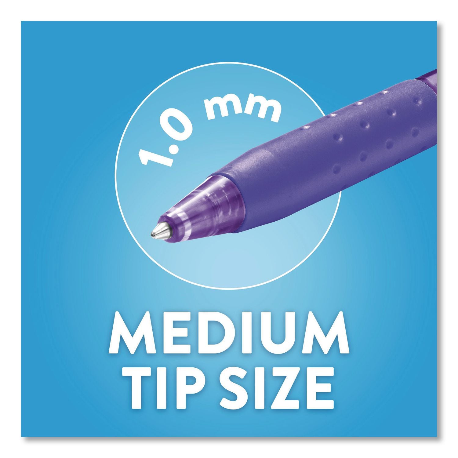 Paper Mate Inkjoy 300 RT Ballpoint Pens - 1 mm Pen Point Size - Retractable - Black, Red, Blue - Assorted Barrel - 8 / Pack