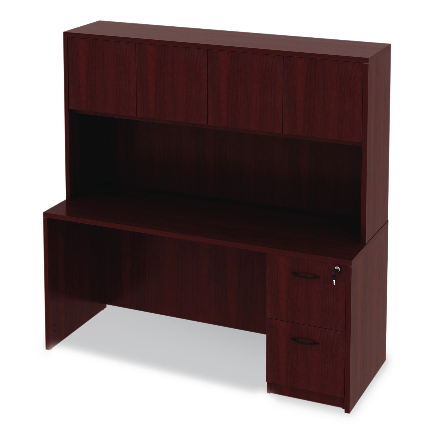 Alera Valencia Series Credenza Shells, 65w x 23.6d x 29.5h, Mahogany