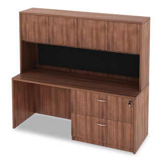 Alera Valencia Series Credenza Shell, 70.88w x 23.63d x 29.5h, Modern Walnut