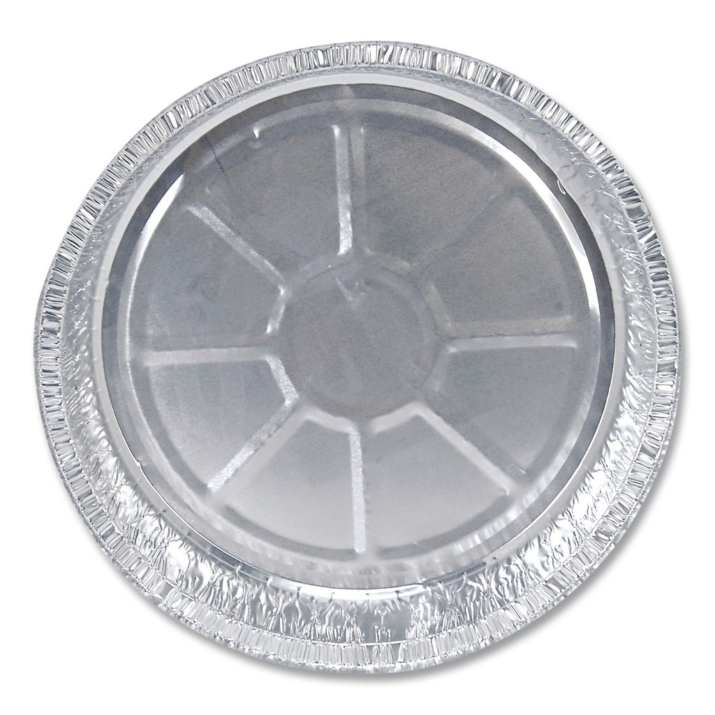 Round Aluminum Container, 24 oz, 7" Diameter, Silver, 500/Carton