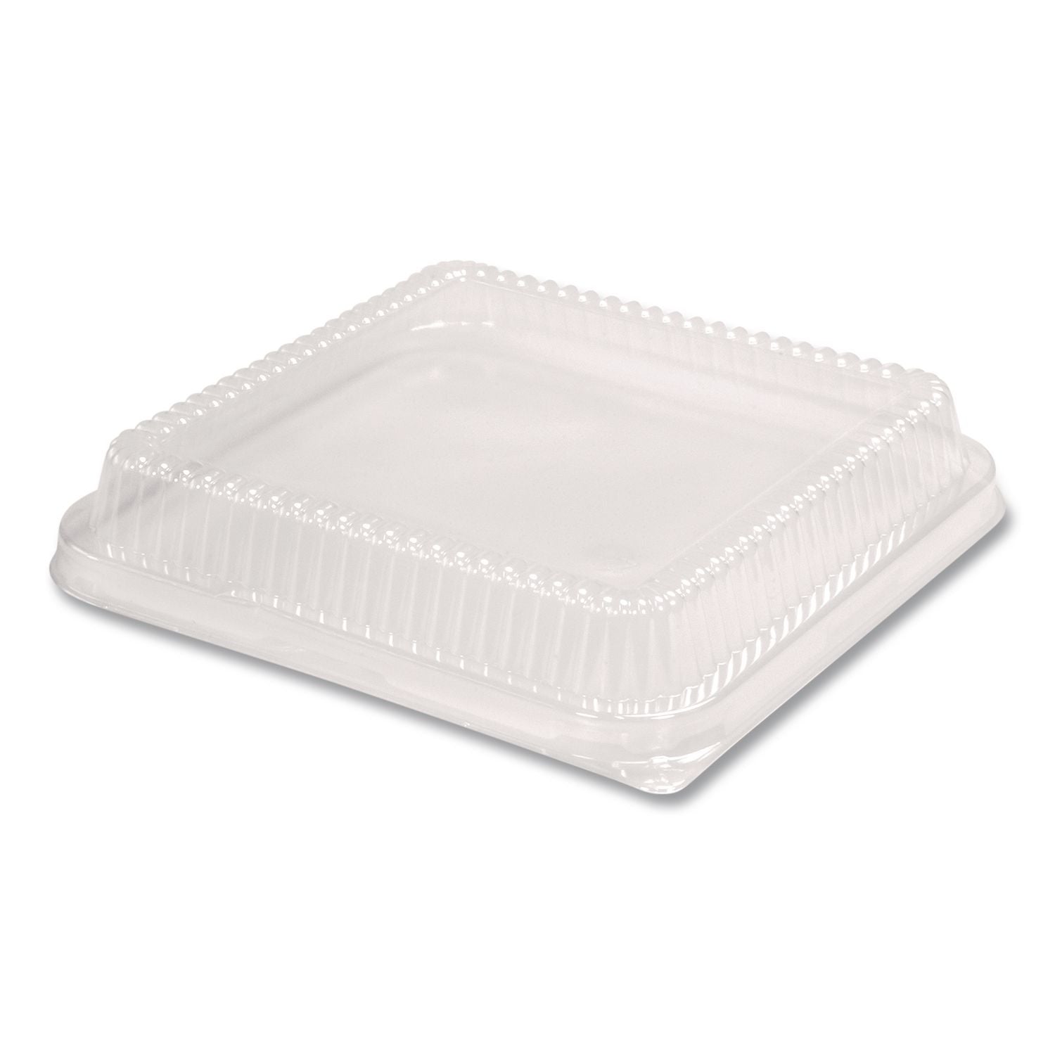 Plastic Dome Lid, 8.25 x 8.25 x 1.5, Clear, 500/Carton