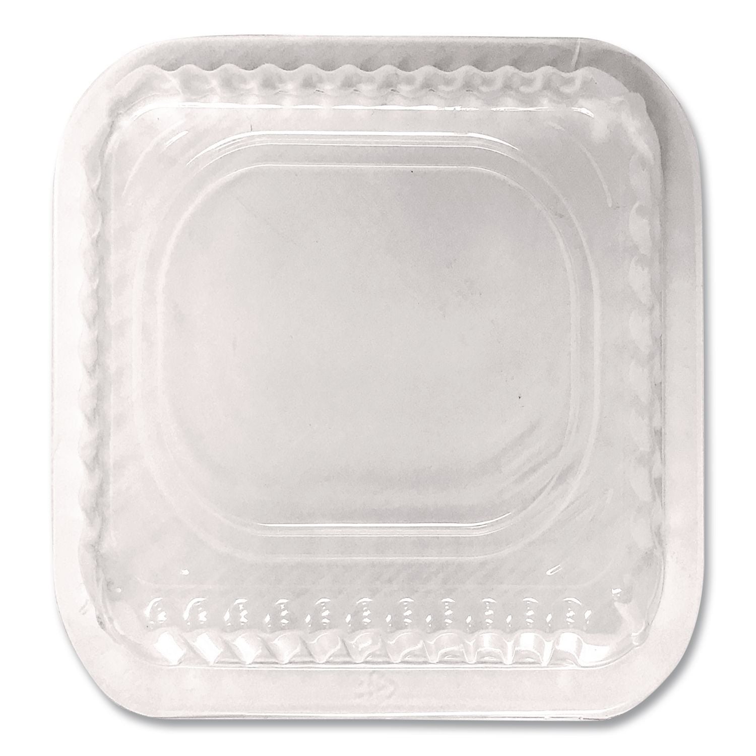 Plastic Dome Lid, 8.25 x 8.25 x 1.5, Clear, 500/Carton