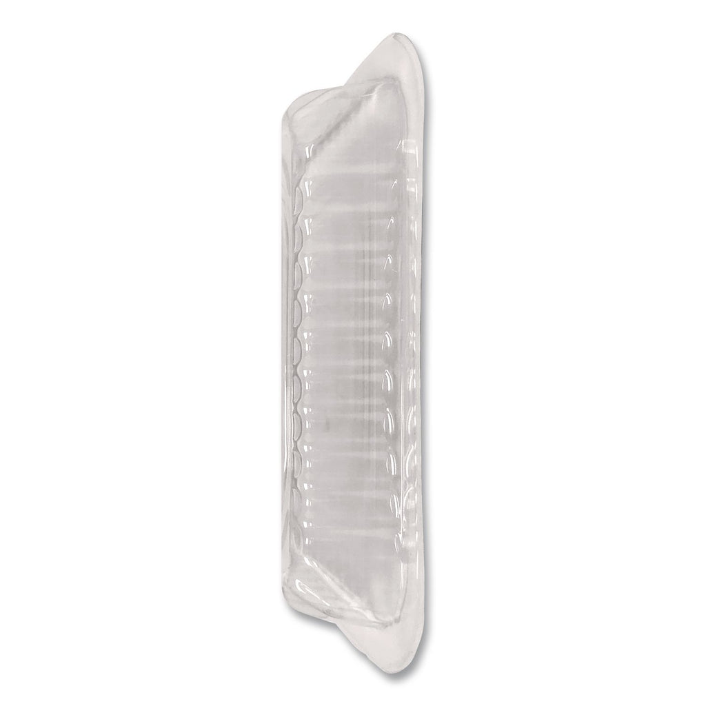 Plastic Dome Lids, Fits Oblong Pans 2061/2062, 8.25 x 5.88, Clear, 500/Carton