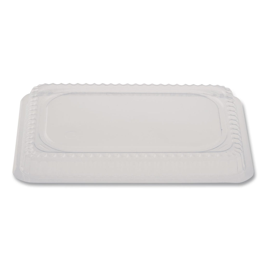 Plastic Dome Lids, Fits Oblong Pans 2061/2062, 8.25 x 5.88, Clear, 500/Carton