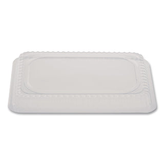 Plastic Dome Lids, Fits Oblong Pans 2061/2062, 8.25 x 5.88, Clear, 500/Carton