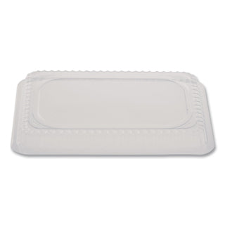 Plastic Dome Lid, Rectangle, Fits 1 lb Oblong Pan 2060, Clear, 500/Carton