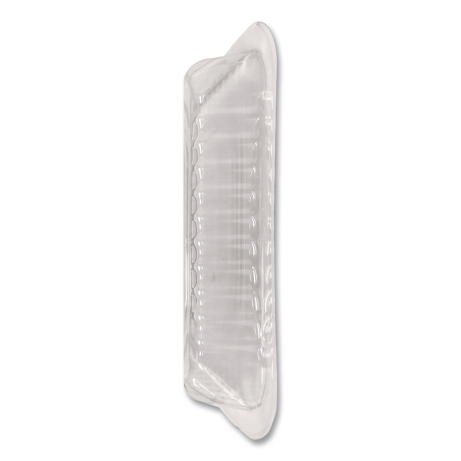 Plastic Dome Lids, Fits 1 lb Oblong Pan, Clear, 1,000/Carton