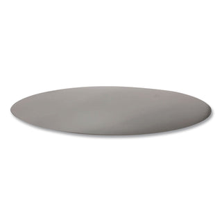 Foil Laminated Board Lids, 8.25 Dia, Silver, Aluminum, 500/Carton