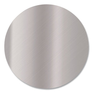 Foil Laminated Board Lids, 8.25 Dia, Silver, Aluminum, 500/Carton