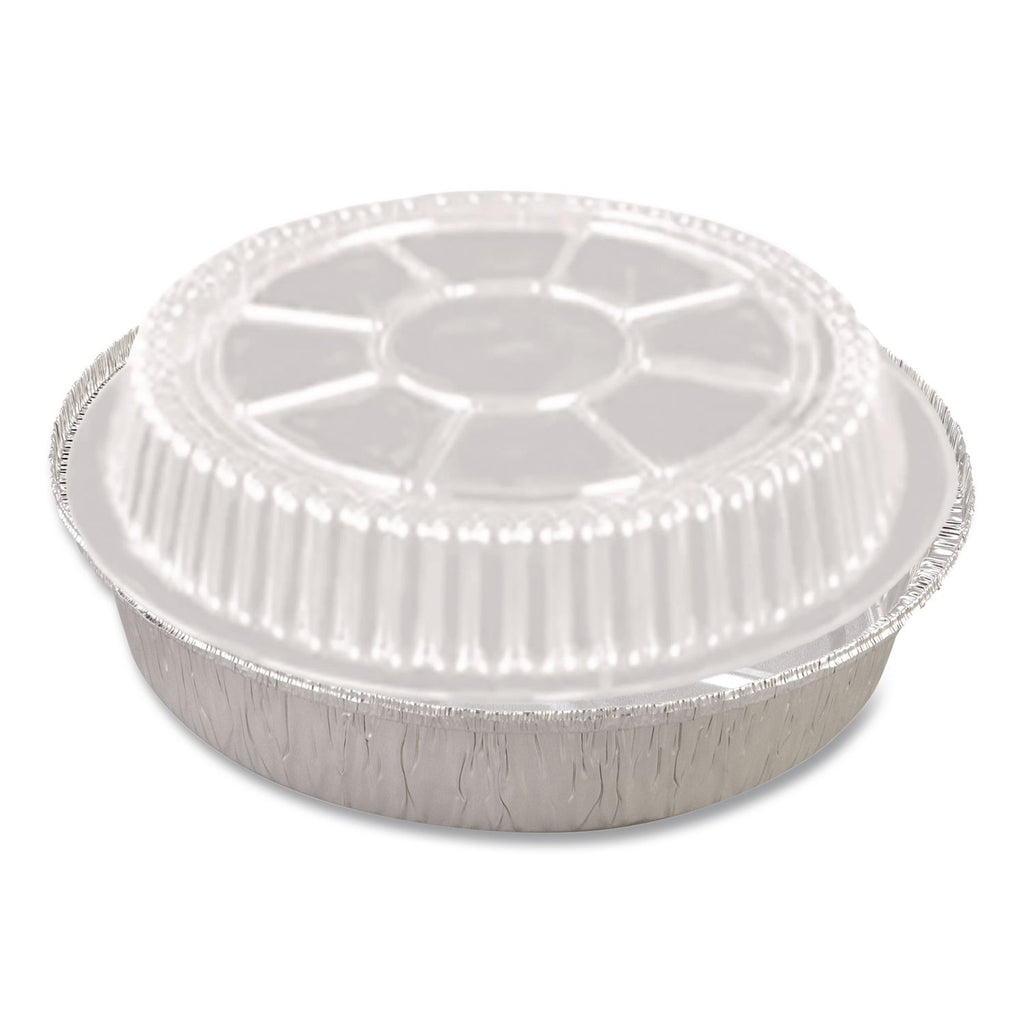 Plastic Dome Lid, 8.25" Diameter x 0.88"h, Clear, 500/Carton