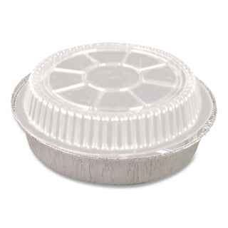 Plastic Dome Lid, 8.25" Diameter x 0.88"h, Clear, 500/Carton